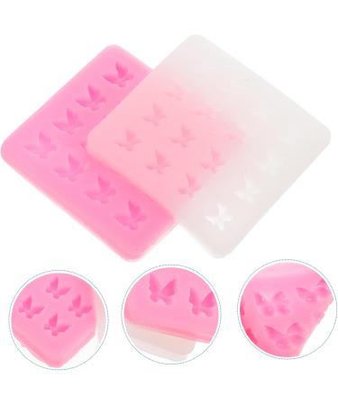 Zerodeko 2pcs Butterfly Epoxy Mold Chocolate Silicone Candle Molds Gum Cake Fondant Molds Soft 3 Cubes - Buy Online on SooperMarket.com