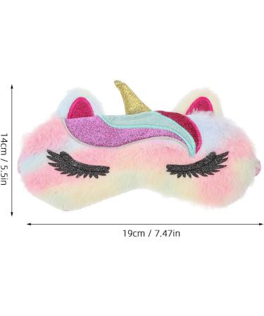Shop Baluue Cute Animal Unicorn Sleep Mask - Plush Eye Cover for Kids Teens & Women | Perfect Sleeping Eyeshade - Buy Online on SooperMarket.com