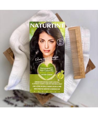 Naturtint Permanent Hair Colour 2.1 Blue-Black 170ml - Long-Lasting Hair Color - Buy Online on SooperMarket.com