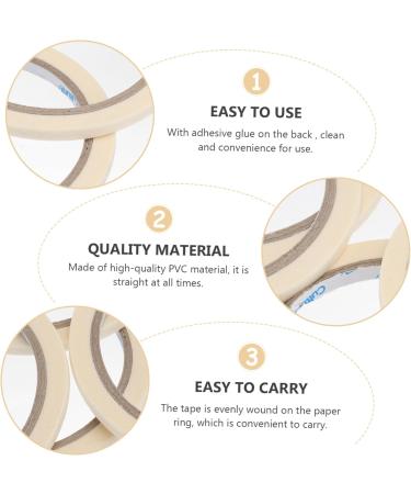 Healeved Nail Tool 5pcs Professional Masking Tape Nail Striping Tape Nail Glue Tape Nail Tips Tape Line Nail Art Nails Stickers Manicure Tape Striping Tape Line Nail Tape Tool Stripping As Shown medium - Buy Online on SooperMarket.com