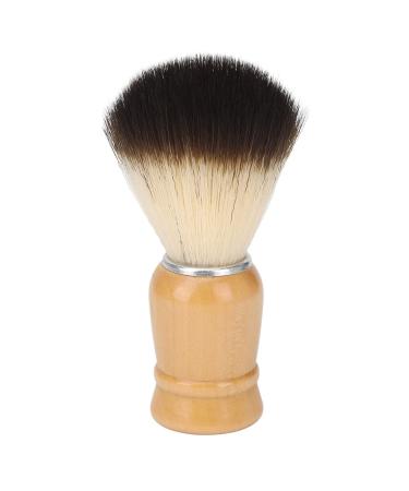 Men's Beard Brush Beard Foam Brush Men's Nylon Foam Brush with Wooden Handle Beard Care Brush for Daily Use