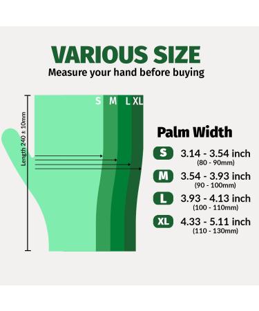 GORILLA SUPPLY Disposable Heavy Duty Vinyl Gloves Latex & Powder Free  BPA Free Food Safe  100  300  1000  S  M  L  XL 10 Medium - Buy Online on SooperMarket.com