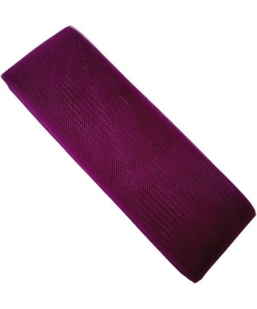 Abbaoww 4 Inch Wide Stiff Horsehair Braid - 25 Yards for Wedding Dress & Dance Gowns - Fuschia - Buy Online on SooperMarket.com