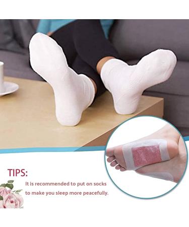 Bamboo Vinegar Natural Cleansing Foot Pads Feet Patches with Easy to Use Environmental Protection Breathable Skin-Friendly for Sleep Better Foot Care Relieve Stress (100 pcs) - Buy Online on SooperMarket.com