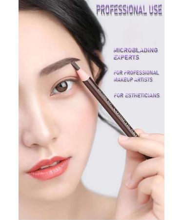Sumeitang 12 Pcs Dark Brown Eyebrow Pencil Set for Tattoo Makeup and Microblading - Waterproof and Durable Permanent Eyebrow Liners - Buy Online on SooperMarket.com