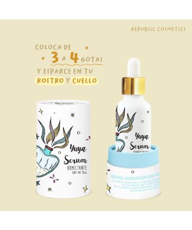 YuYa Cruelty-Free Makeup Night Serum - Hydrating Anti-Aging Formula with Hyaluronic Acid & Jojoba for Radiant Skin | 30 ml | International Shipping - Buy Online on SooperMarket.com