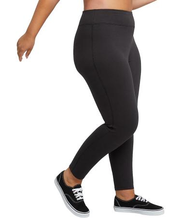 Just My Size Women's Plus-Size Stretch Jersey Full Length Leggings 3X Black - Comfortable and Stylish Fit for Curvy Women - Buy Online on SooperMarket.com