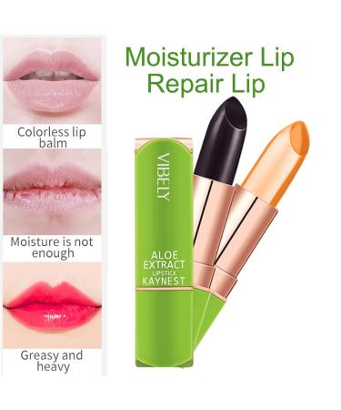 Kaynest Aloe Vera Lipstick Set-C - 2 Pack Moisturizing Lip Balm for Long Lasting Color Change - Buy Online on SooperMarket.com