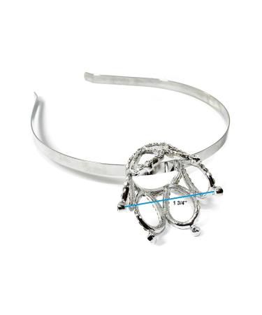 Birthday Crown for Girls - Silver Tiara for Kids, Queen Crown Headband - Women's Birthday Tiara - Buy Online on SooperMarket.com