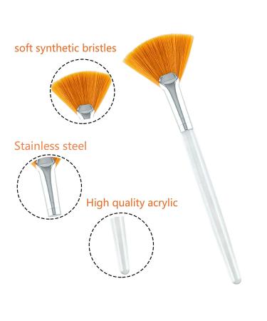 FCIQVEN 4 Pcs Facial Brushes - Soft Makeup Brushes for Peel Mask Application - Buy Online on SooperMarket.com
