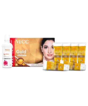 Buy VLCC Gold Facial Kit 300gm + FREE Rose Water Toner 100ml - Radiant Skin Care Online - Buy Online on SooperMarket.com