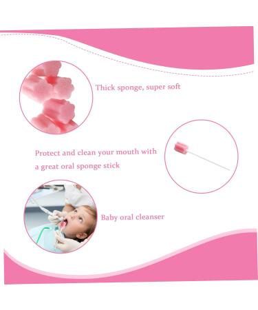 Mouth Swabs For End Of Life Care Mouth Swabs 100Pcs Dog Teeth Cleaning Kit Disposable Mouth Swabs Cavity Cleaning Sponge Swab For Elderly Kids Pet Teeth Care - Buy Online on SooperMarket.com