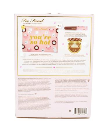 Too Faced Hot Cocoa Bronzer & Lip Gloss Set with Makeup Bag - Christmas Cocoa Lip Gloss & Face Bronzer Combo - Buy Online on SooperMarket.com