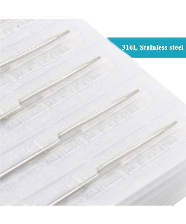 Yugui 50Pcs Stick and Poke Needles - Mixed Sizes 3RL, 5RL, 7RL, 9RL, 3RS, 5RS, 7RS, 9RS, 5M1, 7M1 - Buy Online on SooperMarket.com