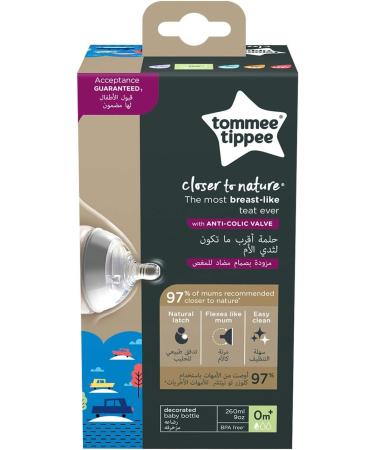Tommee Tippee Ollie la Chouette 260ml Boy's Bottle - Closer to Nature Bottle - Buy Online on SooperMarket.com