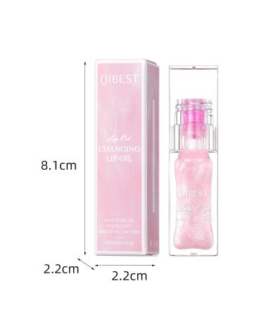 Magic Color Changing Lip Oil V2 - Hydrating Pink Glow Oil for Moisturizing & Plumping Dry Lips - Color Change Effect - Buy Online on SooperMarket.com