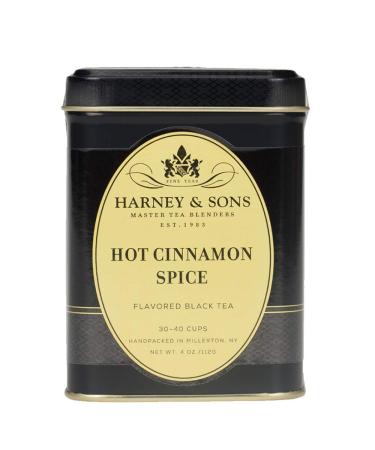 Harney & Sons Hot Cinnamon Spice Black Tea - 4 oz | Premium Flavored Tea - Buy Online on SooperMarket.com