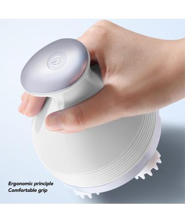 Electric Scalp Massager - IPX7 Waterproof 4 Modes & Silicone Bristles for Cats & More | Ultimate Relaxation Gadget - Buy Online on SooperMarket.com