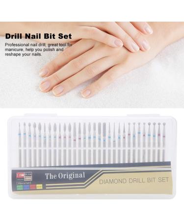 Drill Nail Bit Manicure Drill Accessories Professional Manicure Drill Bits Professional Steel Drill Tungsten Steel Nozzle Accessory for Nail Accessories - Buy Online on SooperMarket.com