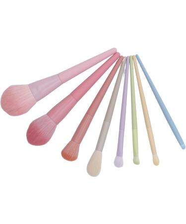 Powder Brush Set Artificial Fiber Wool Practical and Ergonomic Professional Makeup Brush Set 8 Pieces Soft for Daily Travel - Buy Online on SooperMarket.com