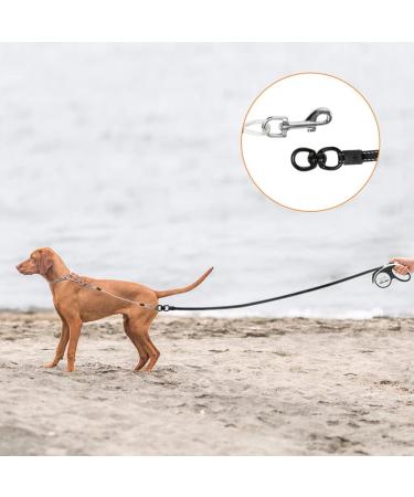 EXPAWLORER Chew Proof Retractable Dog Lead - Dual Extendable Reflective Lead for 2 Dogs, 5M Heavy Duty Double Lead for Small, Medium & Large Dogs - Buy Online on SooperMarket.com