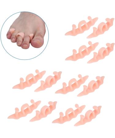 6 Pairs Unisex Toe Separator Bunion Corrector & Spacer Set - White (New Complexion) - Buy Online on SooperMarket.com