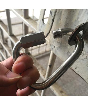 Long Buy 2Pcs 316 Stainless Steel Delta Quick Link 5/32"(4mm) - 3/8"(10mm) Marine Grade Triangle M5 3/16" - Buy Online on SooperMarket.com