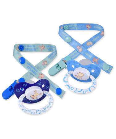 Rearz - Lil Squirts - Splash - Adult Pacifier with Lanyard and Clip (2 Pack)