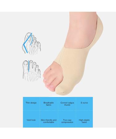 Buy Hallux Valgus Corrector - 2 Pairs Orthopedic Bunion Splint for Men & Women | Non-Slip Day/Night Support (L 40-45) - Buy Online on SooperMarket.com