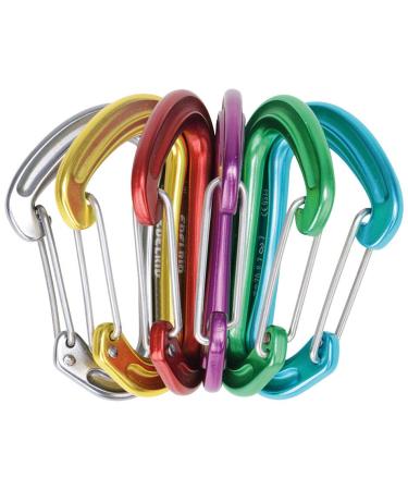 EDELRID Nineteen G Carabiner 6 Pack Assorted