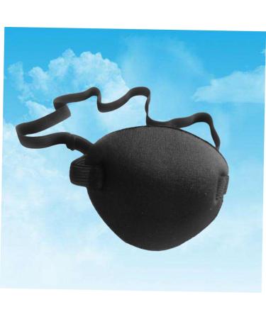 BCOATH 2pcs Lazy Eye Cover Eyepatch Pirate Eye Cover Adult Amblyopia Patches Pirate Cosplay Props Black - Buy Online on SooperMarket.com