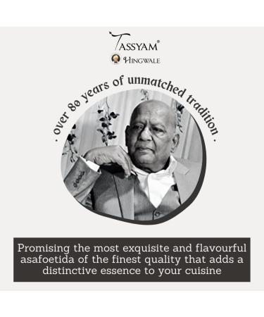 Tassyam Hingwale Premium Asafetida 1.8oz (50g) - Kabuli Hing, Hand Pounded, Natural, Onion Garlic Substitute - 1.76 Ounce (Pack of 1) - Buy Online on SooperMarket.com