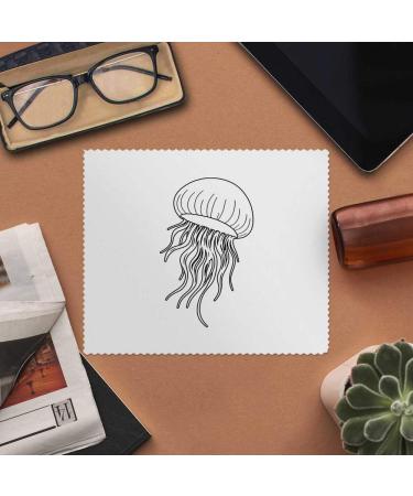 Buy 2 Microfiber Cleaning Cloths Swimming Jellyfish - Eco-Friendly Lint-Free Perfect for All Surfaces | International Shipping Available - Buy Online on SooperMarket.com