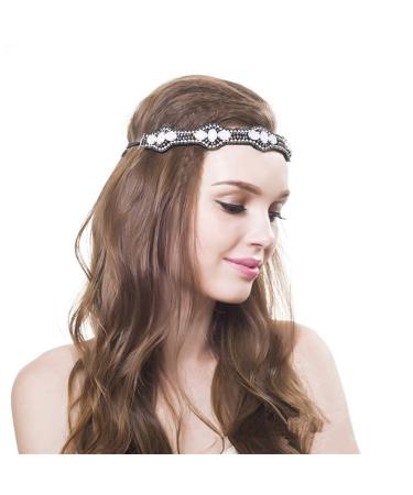 inSowni 7 Pack Handmade Rhinestone Crystal Beaded Headbands for Women and Girls - Buy Online on SooperMarket.com