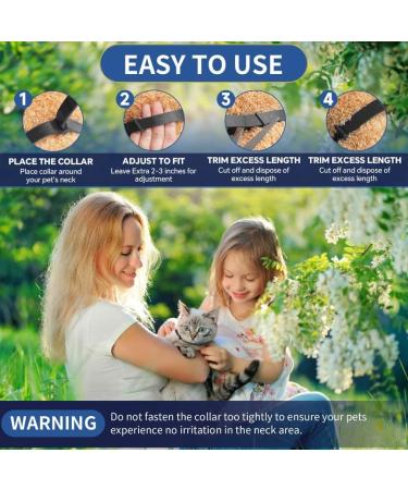 YOTANGO Cat Collar Repellent 4 Pack Cat Collar-Built-in Pant-Based Formula Strong Repellency Slow Release Pleasant Aroma Waterproof (PurpleBlack) - Buy Online on SooperMarket.com