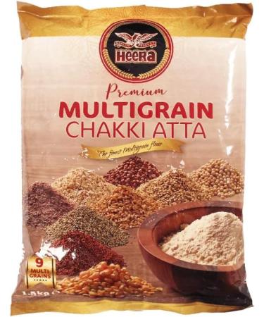 Seelans Superstore Heera Multigrain Chakki atta 10 kg | Nutritious and Healthy | 100% Pure and Natural | Supports Immunity | Pure Multigrain Chakki Atta
