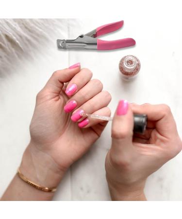 Kuuddker Nail Clippers for Nails and False Acrylic Nails Easy to use Pink. - Buy Online on SooperMarket.com