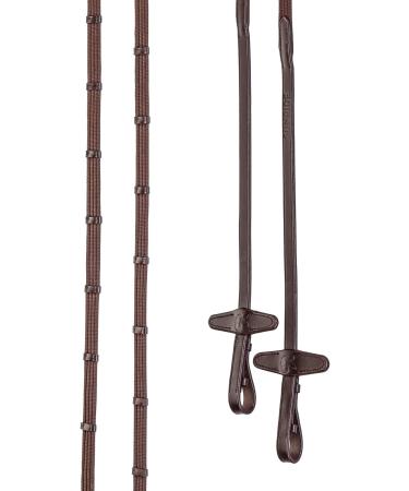 Buy SUNRIDE Hanoverian Bridle with Reins - Premium Genuine Leather for Relaxed Riding (Pony Brown) - International Shipping Available - Buy Online on SooperMarket.com