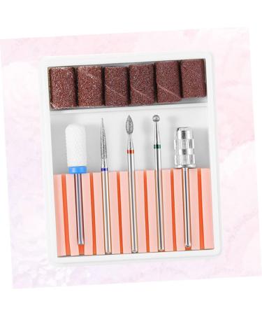 POPETPOP 1 Set Manicure Drill Bits Electric File for Nails Drill Bits for Nails Sturdy Drill Bits Nail Art Equipment Rechargeable Nail File Nail Drill Bits Manicure Tools Pink Ceramics 6.5x5.5cm Pink - Buy Online on SooperMarket.com