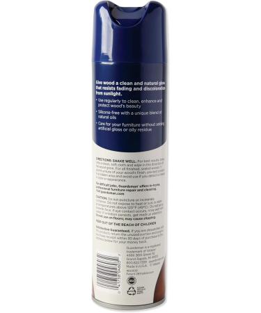 Guardsman Anytime Clean & Polish Wood Cleaner & Furniture Polish Aerosol Spray Lemon Fresh 12.5 oz | Safe for Cabinets & Tables | International Shipping - Buy Online on SooperMarket.com