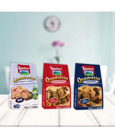 Loacker Vanilla Quadratini 125 g - Buy Online on SooperMarket.com