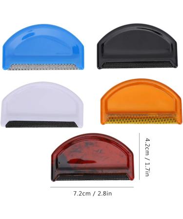 5PC Multi-Fabric Sweater Lint Remover & Hair Ball Trimmer - Brass Streak Cleaning Tool for Wool & Clothing Accessories - Buy Online on SooperMarket.com