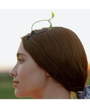 KALLORY 10pcs Bean Sprout Hair Clips - Cute Green Pea Barrettes for Girls - Buy Online on SooperMarket.com