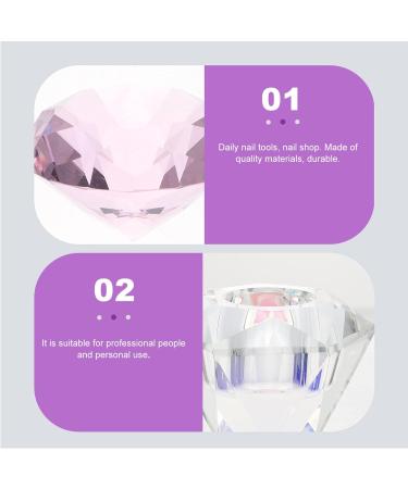 FRCOLOR Glass Nail Dish monomer bowl diamond Bowl bowl White Glass Dappen Dish 5.5x5.5cmx3pcs Pinkx3pcs - Buy Online on SooperMarket.com