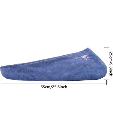 10 Pack Microfiber Hair Towels - Soft Absorbent Quick-Drying Turban for Curly Hair - Easy to Use for Wet Hair - Buy Online on SooperMarket.com