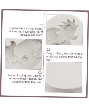LALAFINA Chocolate Mould Dragon Silicone Molds Easter Lamb Chocolate Silicone Molds Easter Sugar Molds Pink Bunny Ears Easter Egg Mold Easter Fondant Mold Cake Crayon White - Buy Online on SooperMarket.com