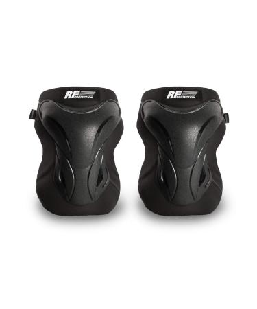 Rollerface Pro-Performance 3-in-1 Protective Gear Set for Multi Sports - Black Medium Adult - Buy Online on SooperMarket.com