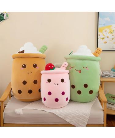 Bubble Tea Plush Pillow - Giant 50cm Boba Stuffed Animal Toy for Boba Lovers - Buy Online on SooperMarket.com