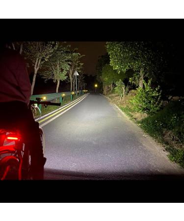 4000 Lumen Rechargeable Bicycle Light Set | Waterproof Front and Back Bike Lights with Taillight for Night Riding - Buy Online on SooperMarket.com