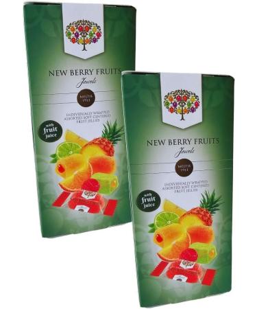 2 x New Berry Fruit Jewels 300grams - Assorted Soft Centred Fruit Jellies - Individually Wrapped Assorted Fruit Jewels - Buy Online on SooperMarket.com